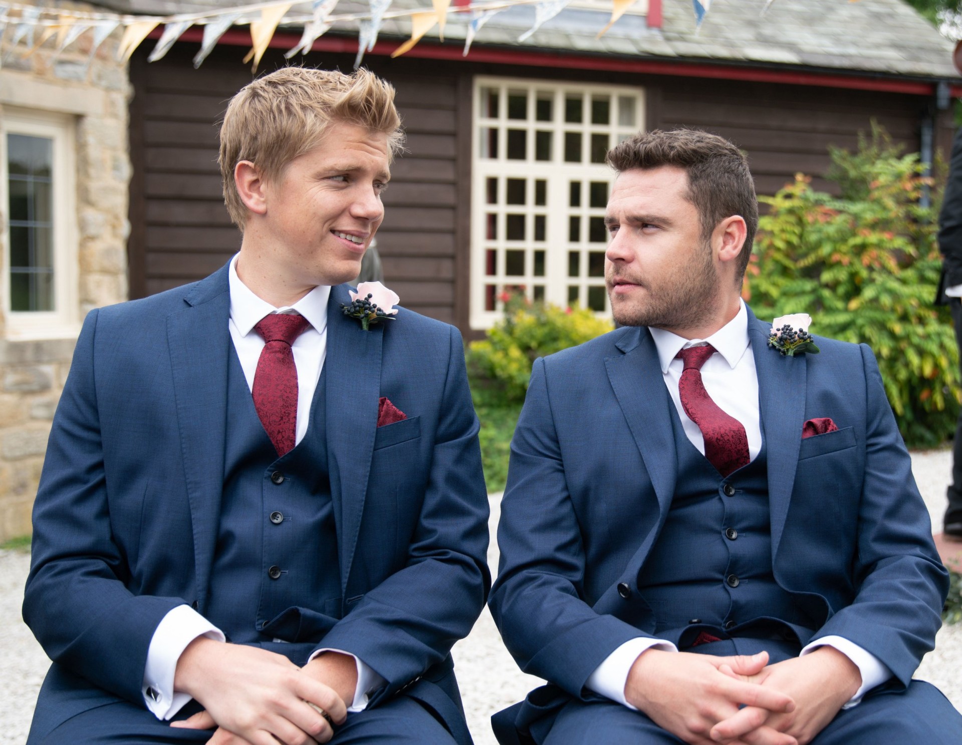 Robert and Aaron got married in 2018 (Picture: ITV/REX/Shutterstock)