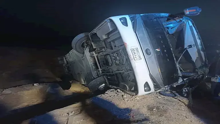 حادث تصادم بين أتوبيس (2)