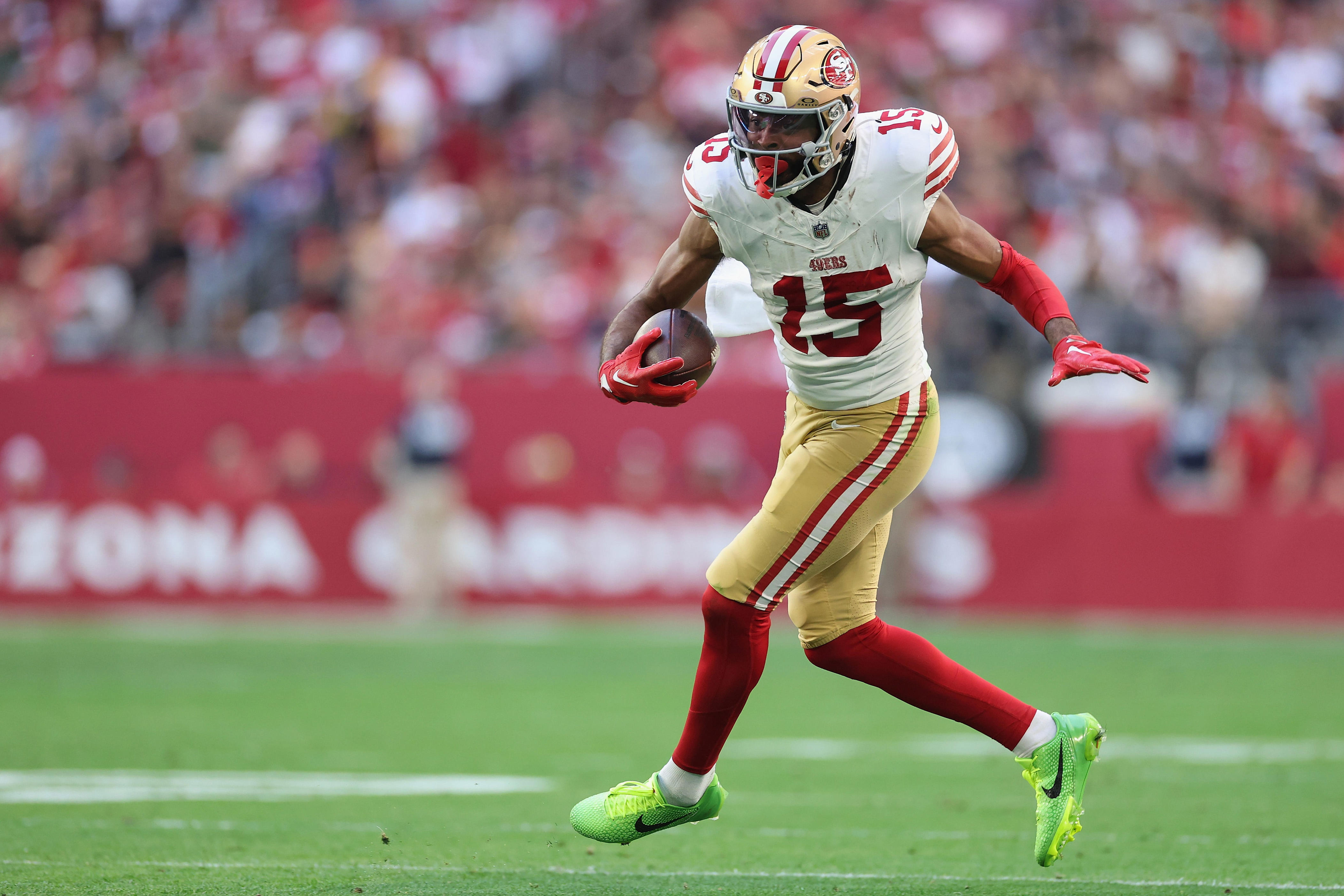 Jennings leaves early in 49ers vs. Seahawks.