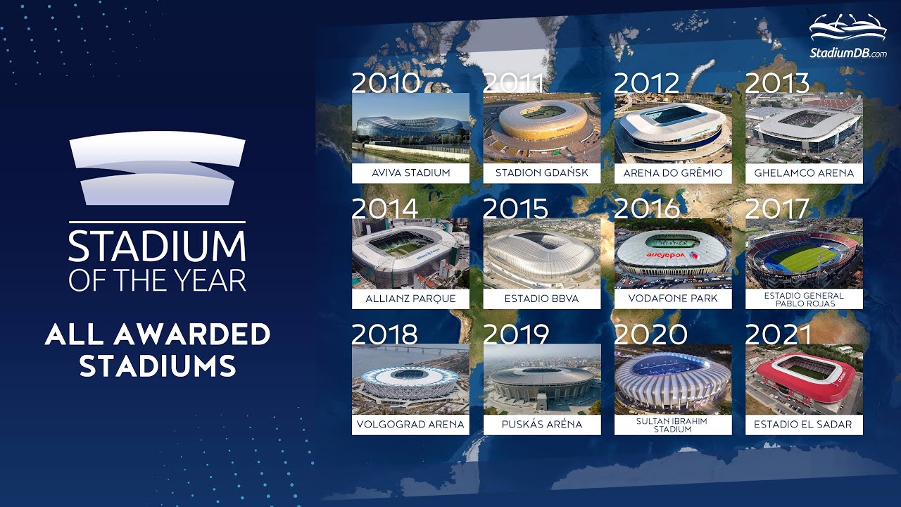 Stadium of the year: Every winner ever listed