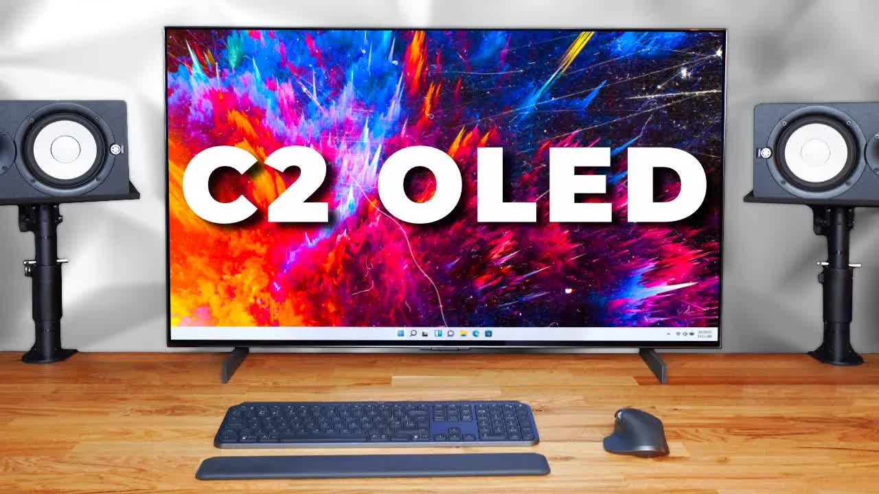 I Tried A 42-inch 4K OLED TV As A Monitor