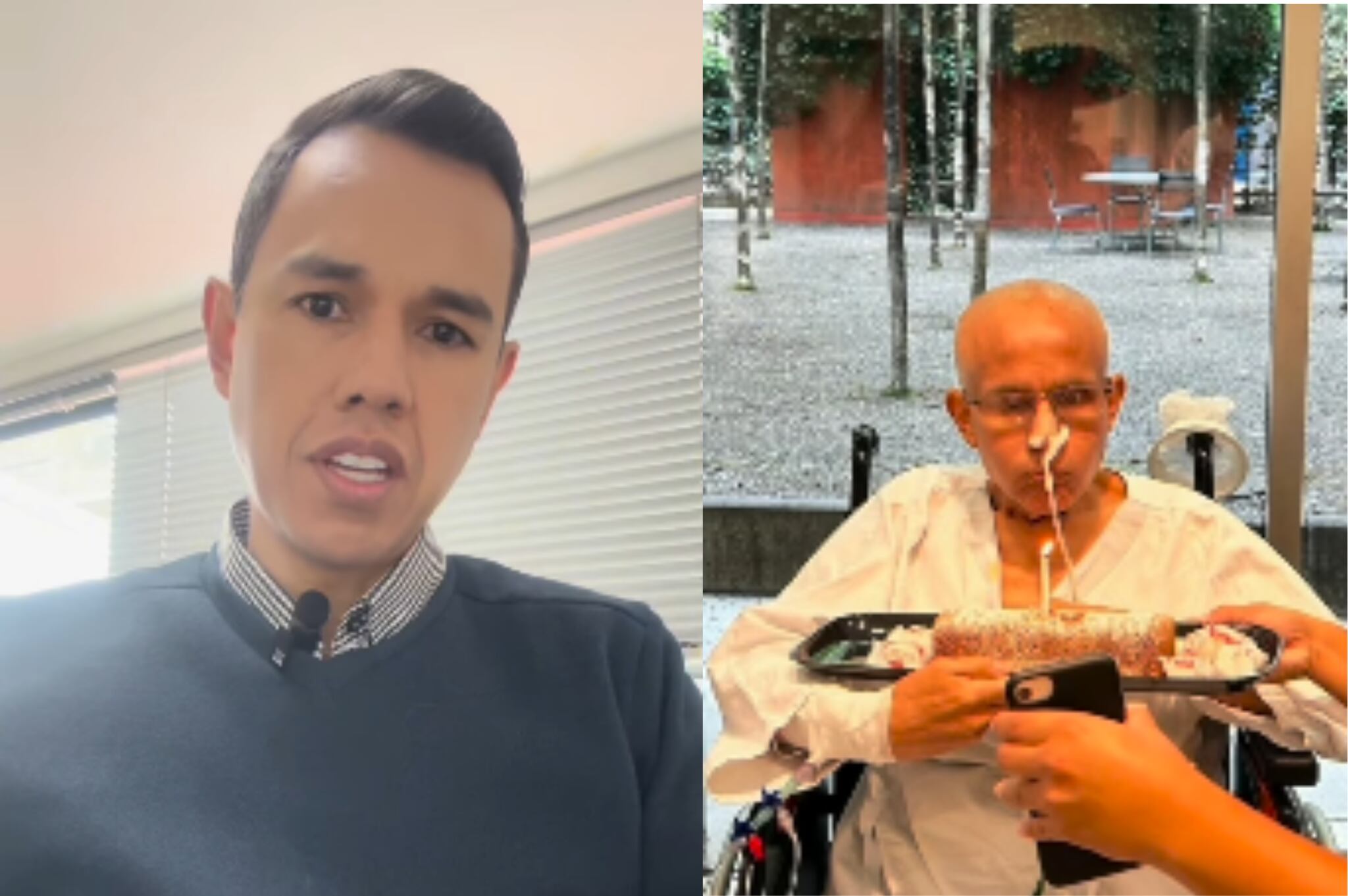 Diego Guauque expuso ayuda que pide experiodista diagnosticado con cáncer  para morir en Colombia; es su último deseo