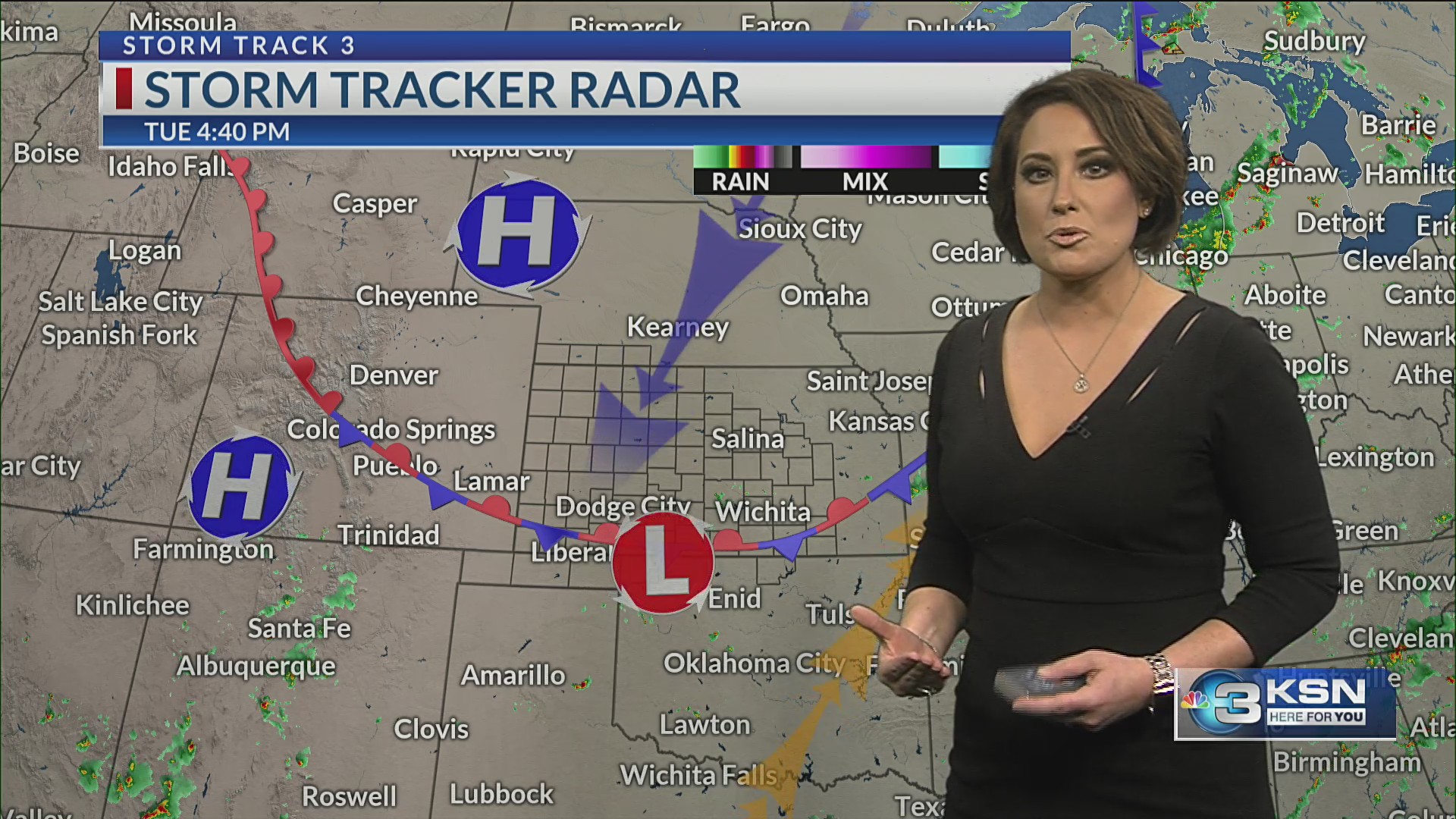 Tuesday Evening Forecast