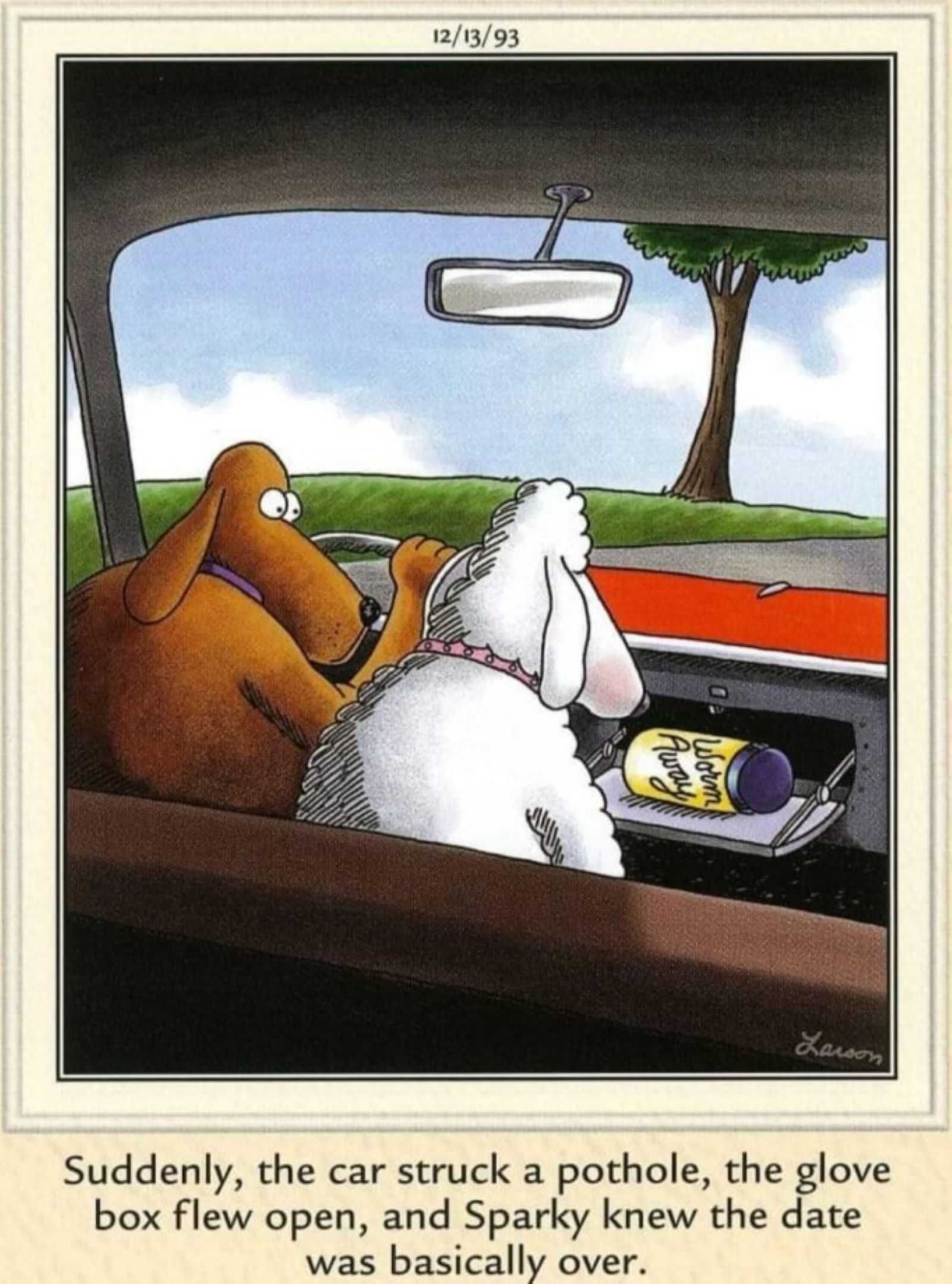The far side dogs date