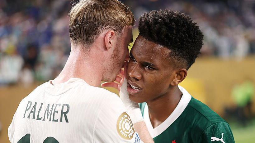 Estevao, nicknamed 'Messinho' or 'Little Messi', played against Chelsea at the Fifa Club World Cup in June. That was his final game for Palmeiras before moving to Stamford Bridge for an initial fee of £29m, a deal which was announced the previous summer