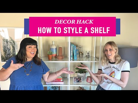 How to style shelves like a professional designer