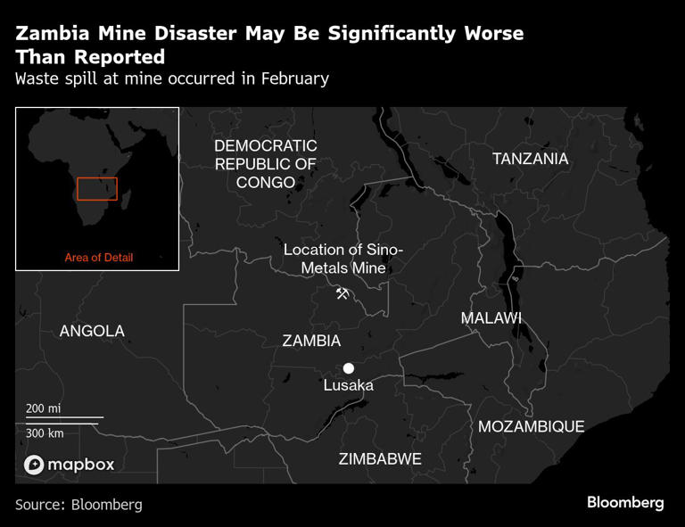 Zambia Mine Disaster May Be Significantly Worse Than Reported | Waste spill at mine occurred in February