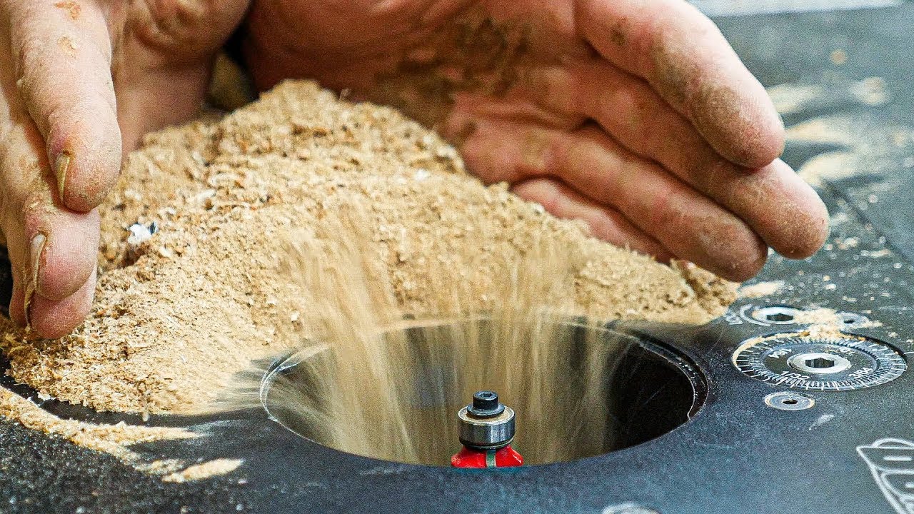 Simple dust collection for your router setup