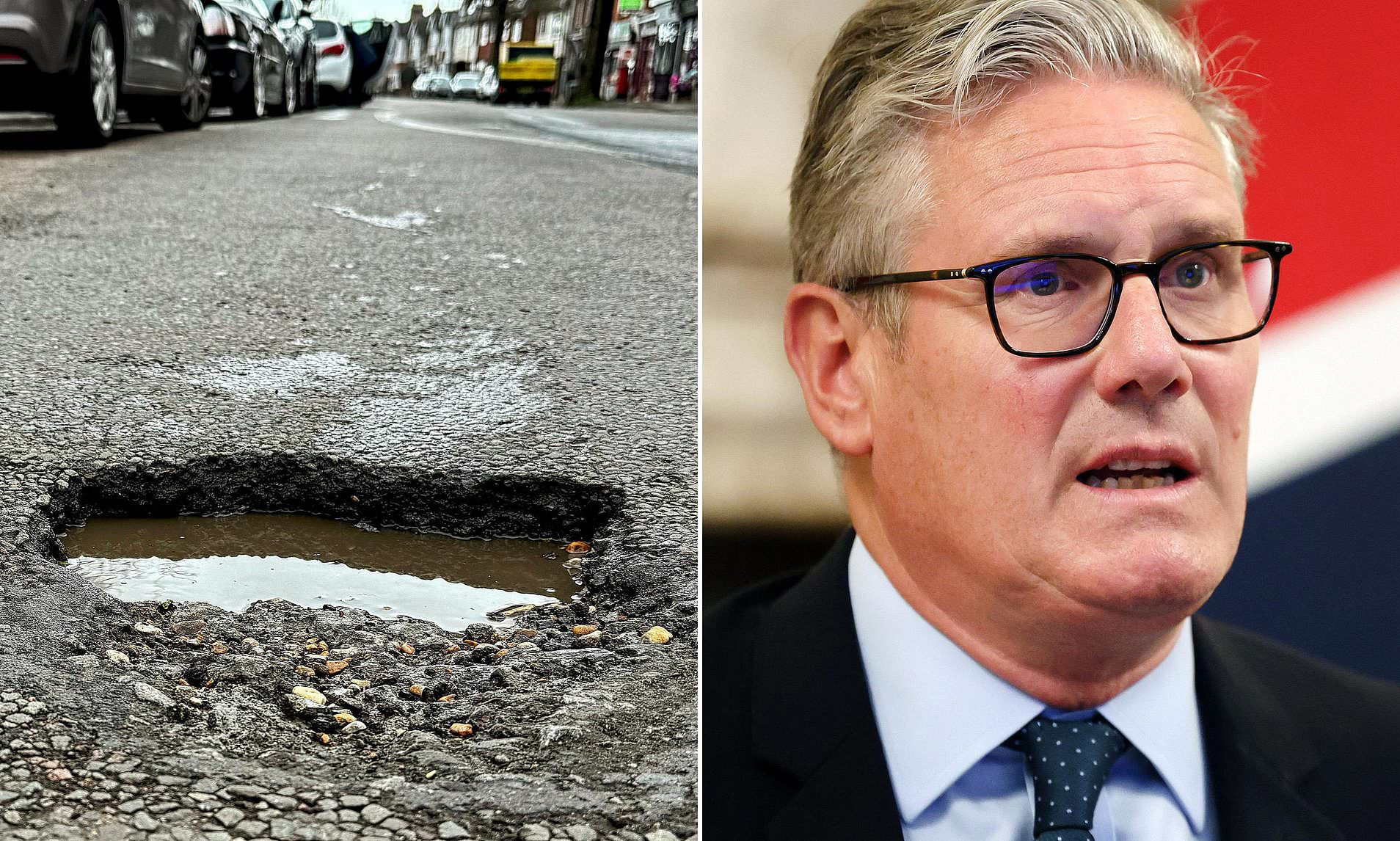 Heatwave is making Britain #39 s pothole crisis worse warns the AA Heatwave is making Britain #39 s pothole crisis worse warns the AA