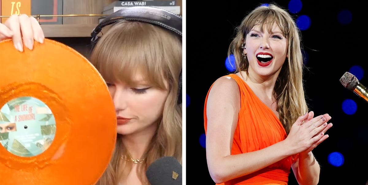 Taylor swift explains why she chose orange for her the life of a