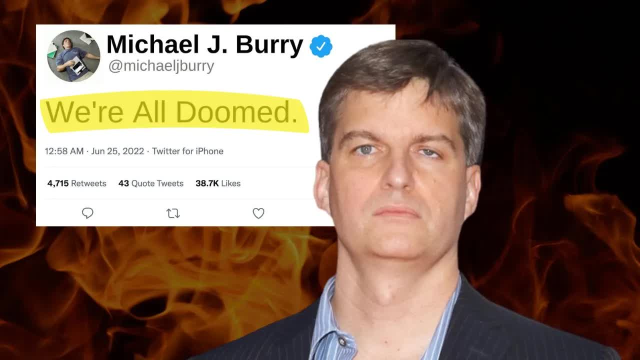 Michael Burry The 'Greatest Bubble of All Time' Just Burst (recent