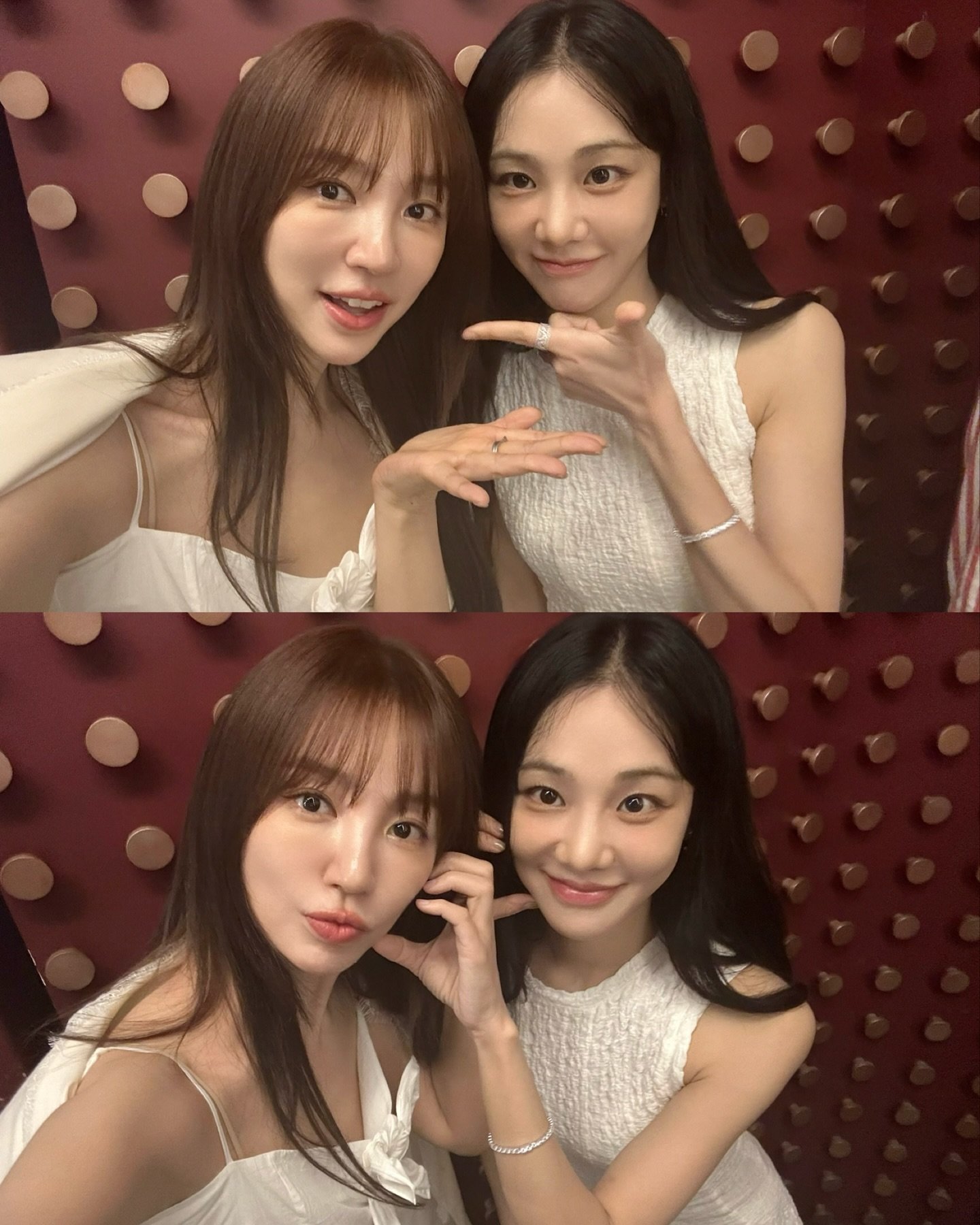 윤은혜 한지은 투샷