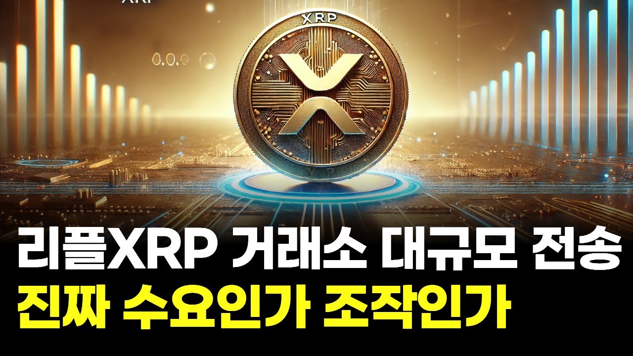 리플, 몇 분마다 수십만 이동…진짜 수요인가 조작인가 | Watch