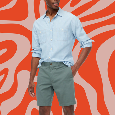 J.Crew Factory 9-inch flex chino short