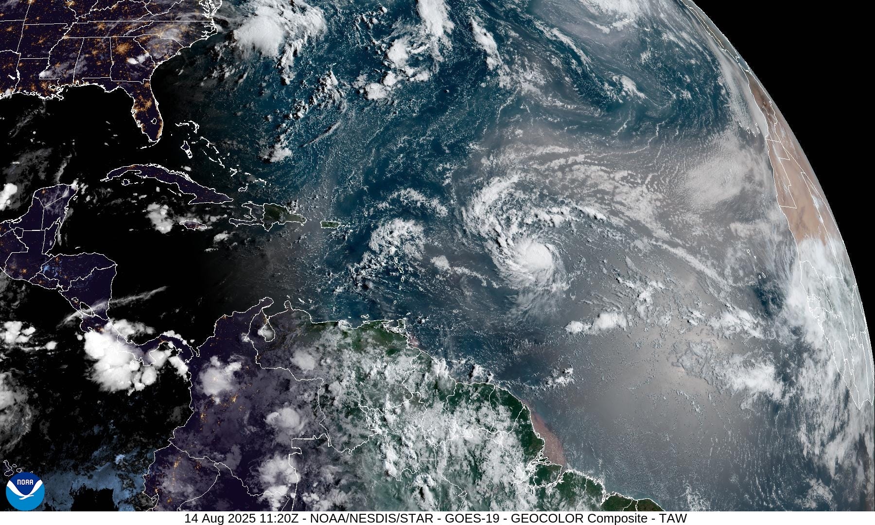 Where is Tropical Storm Erin projected path? See Hurricane Center ...