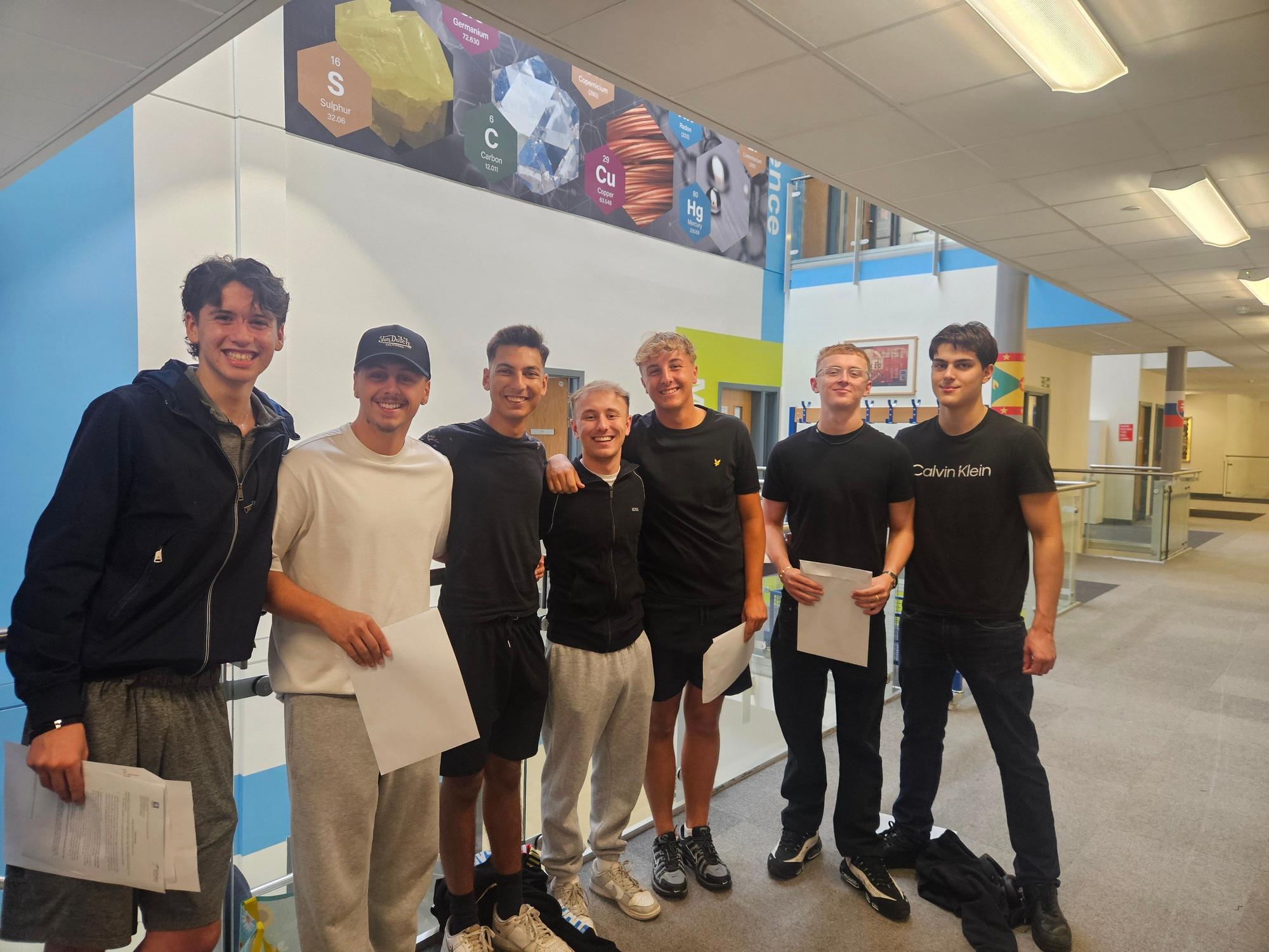 Celebrating A-level success at Longdean!