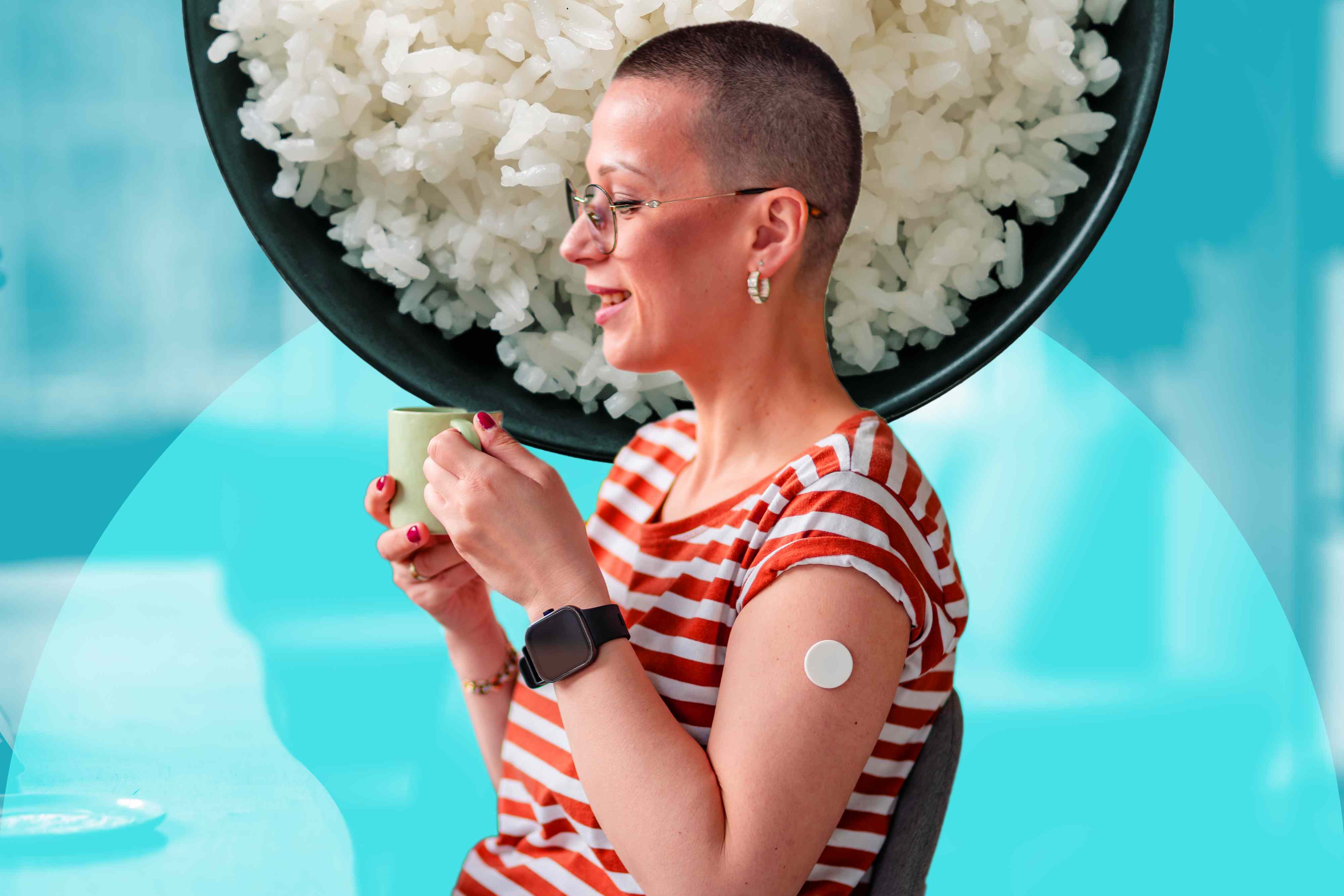 What happens to your blood sugar when you eat white rice