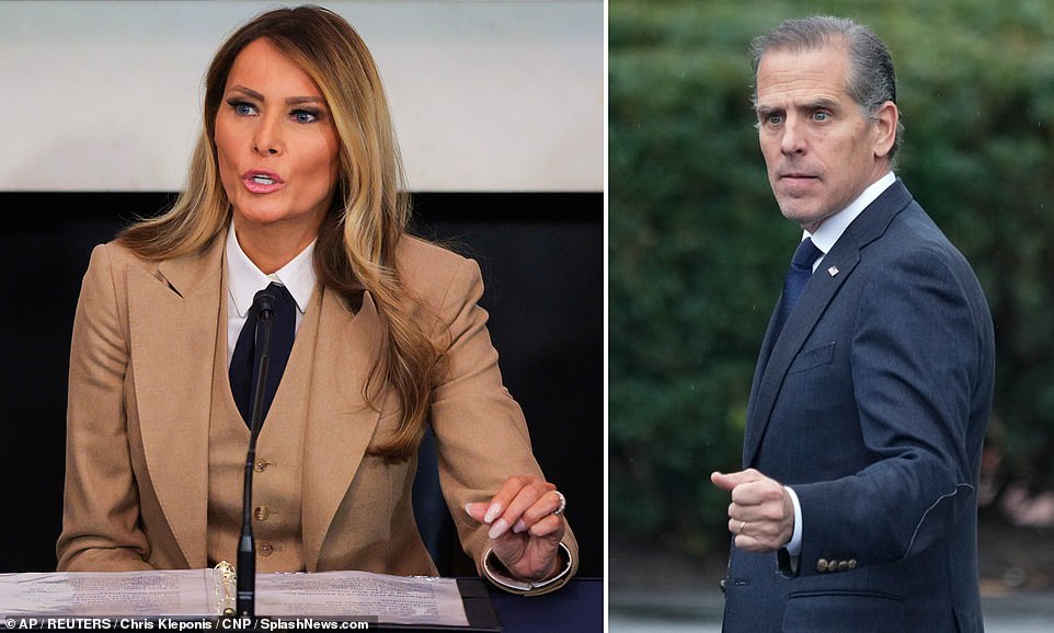 Hunter Biden reacts to Melania Trump's legal threat
