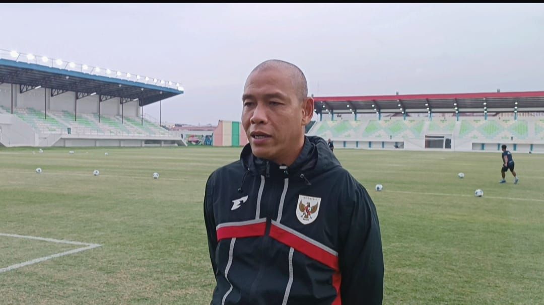 Pelatih timnas U-17 Indonesia, Nova Arianto.