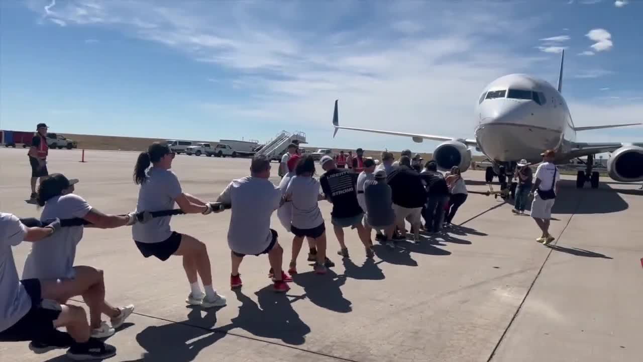 Special Olympics Colorado hosts Plane Pull to raise awareness and funds