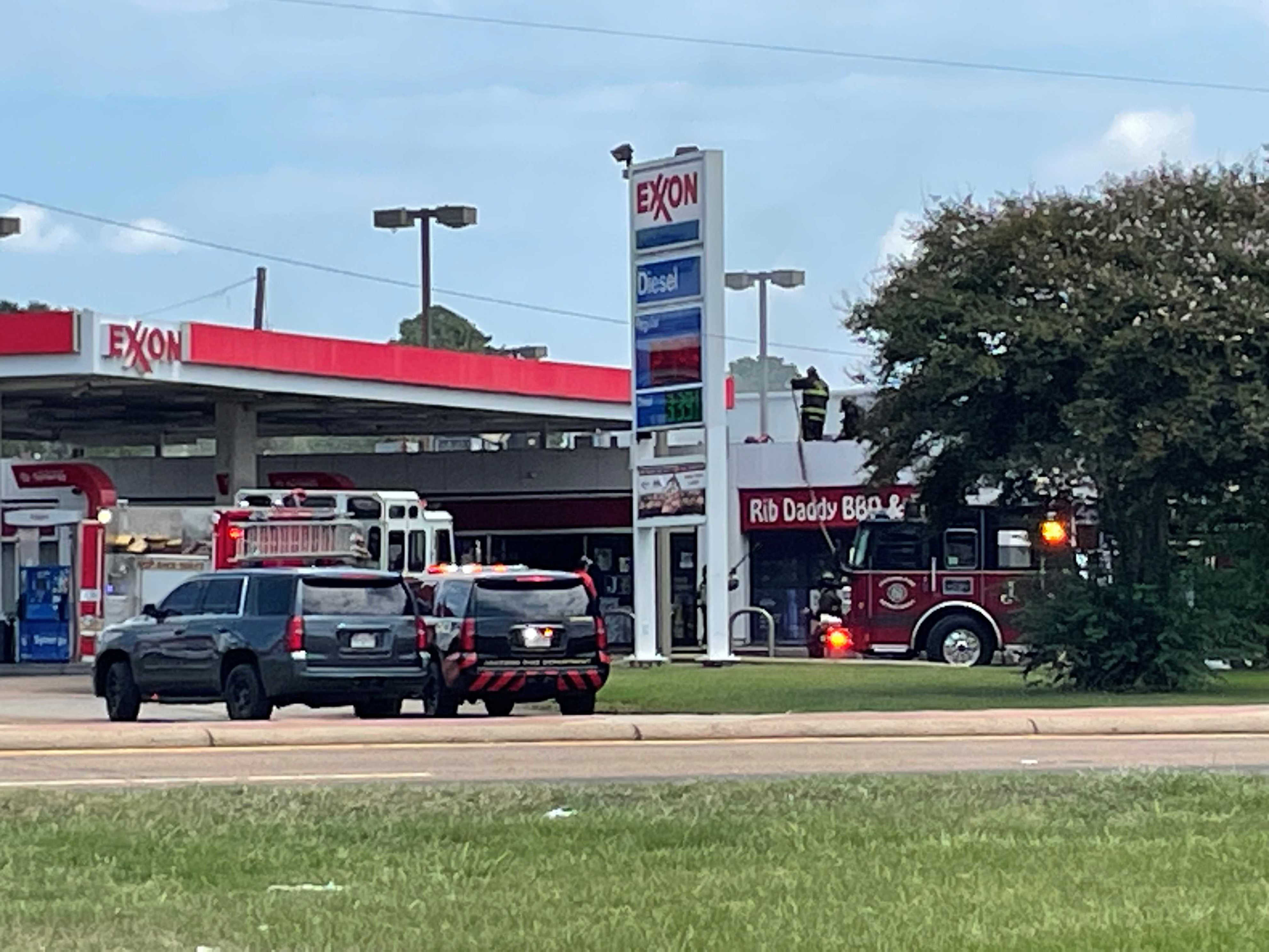 JFD gives update after fire sparks at Exxon