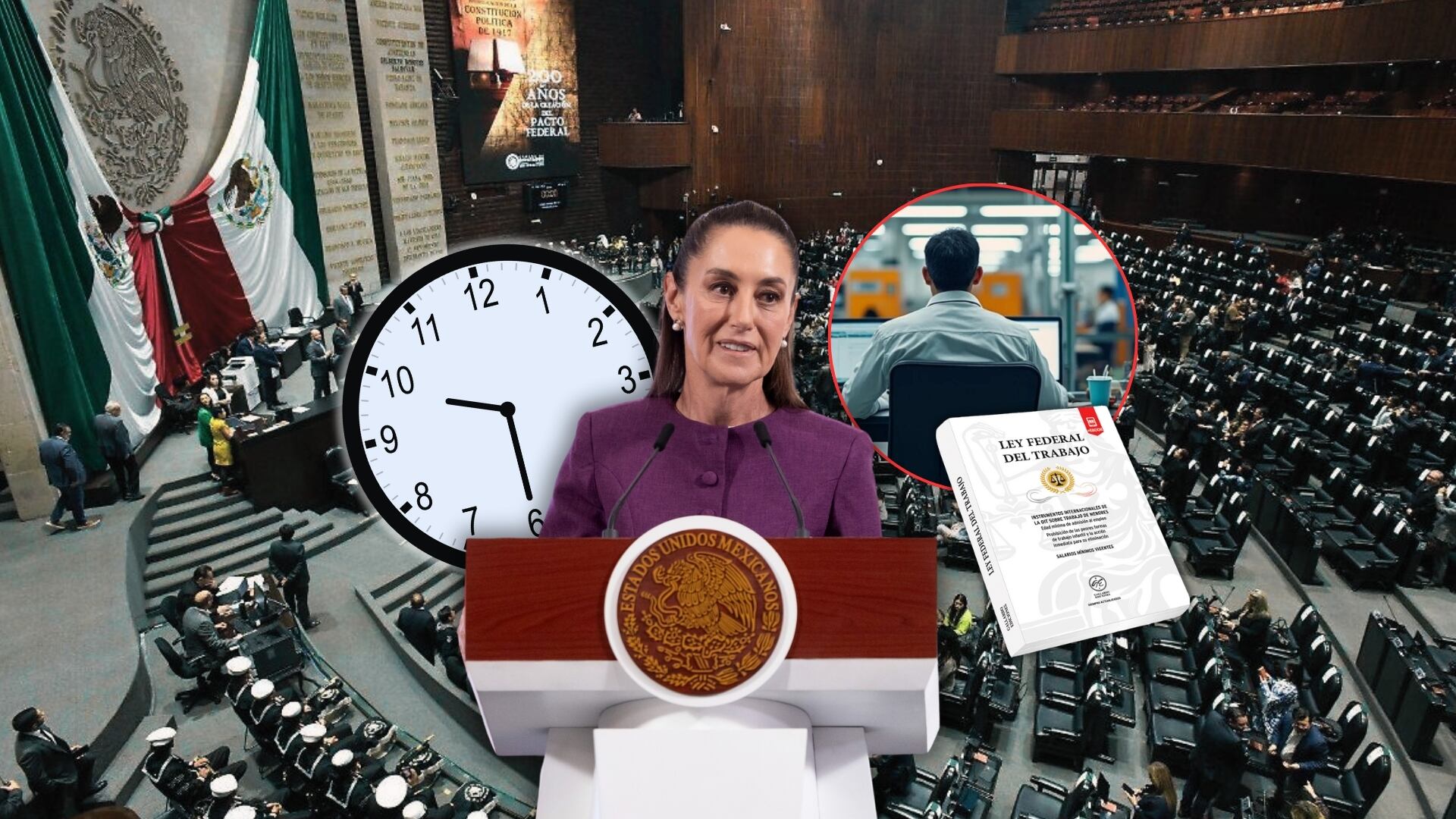 México sigue siendo uno de los países con más horas trabajadas del mundo, según la OCDE, con un promedio anual superior a 2,200 horas por persona.