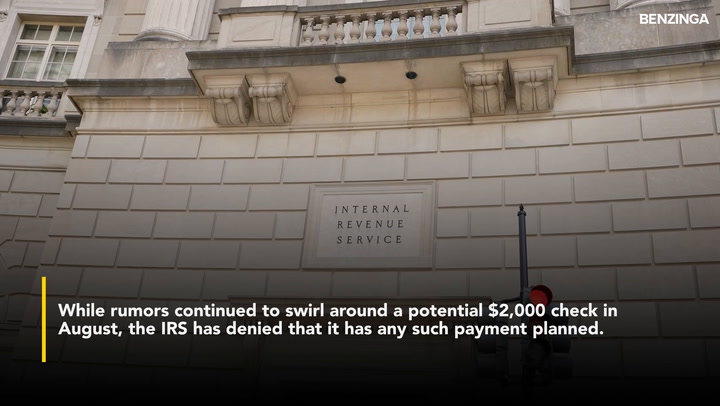 IRS Reportedly Confirms $1,390 Stimulus Checks For Eligible Americans ...