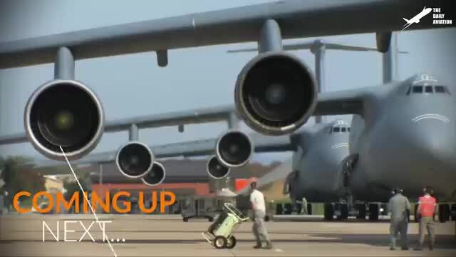 Skilled US Pilot Pushes C-5 Engines to Extreme Limits During Insane Takeoff