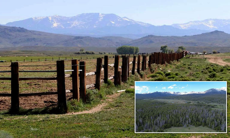 Stunning Wyoming ranch bigger than NYC and entire state of Delaware up ...
