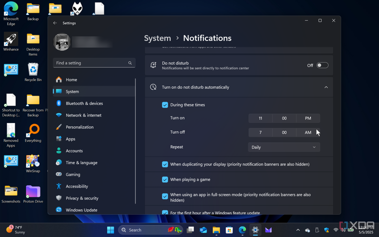 Shows scheduled notifications for apps