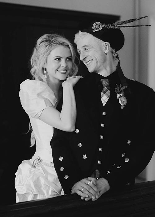 saoirse monica jackson wedding dress Derry Girls star Saoirse-Monica ties the knot with Scottish DJ in 3-day Irish ceremony wearing reversible gown The iconic wedding of Saoirse