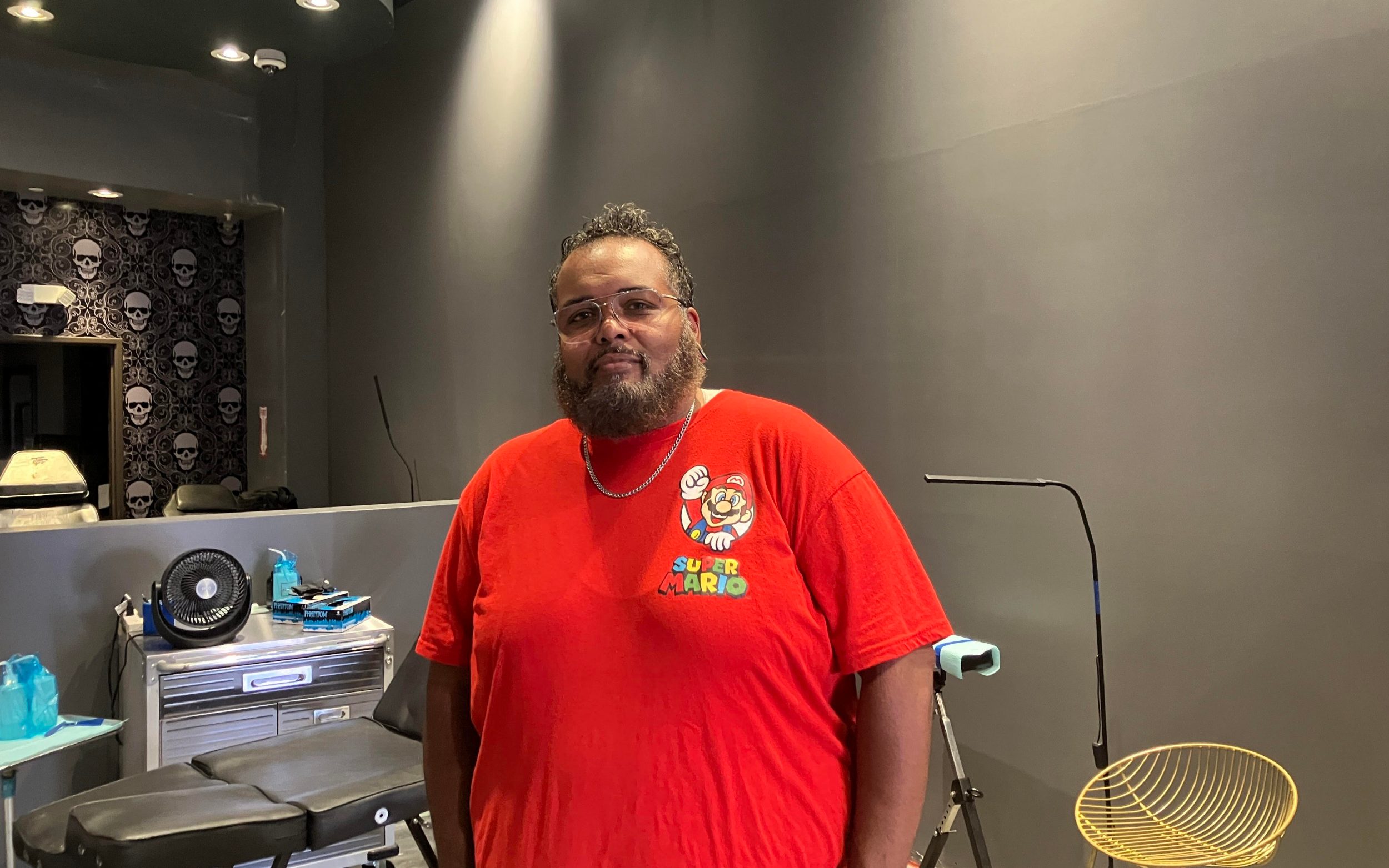 Trump-voting tattoo artist Wayne Fields is considering taking a second job after a substantial hit to earnings