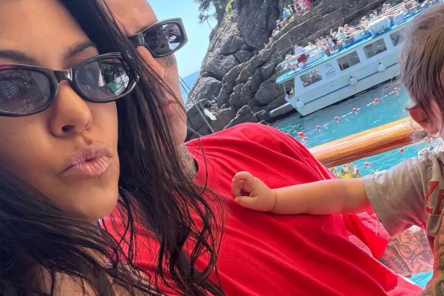 Kourtney Kardashian Shares New Family Photo with Husband Travis Barker