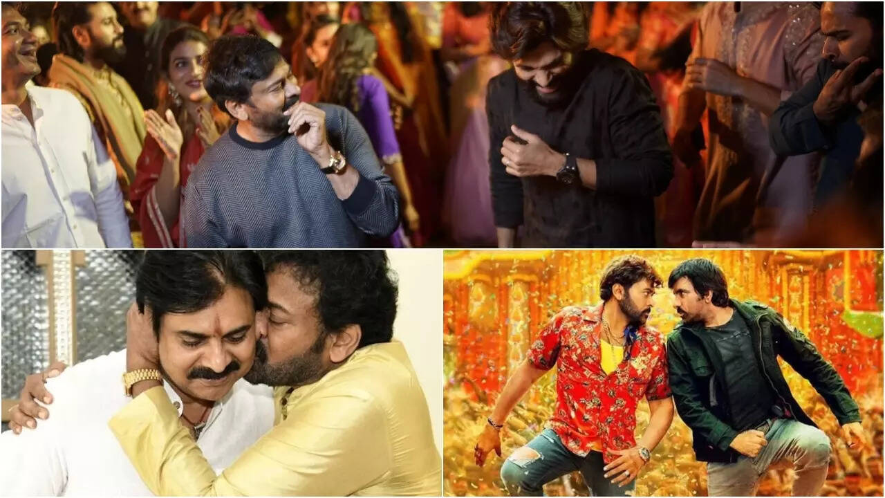 Chiranjeevi celebrates 70th birthday with family; Allu Arjun, Ravi Teja ...