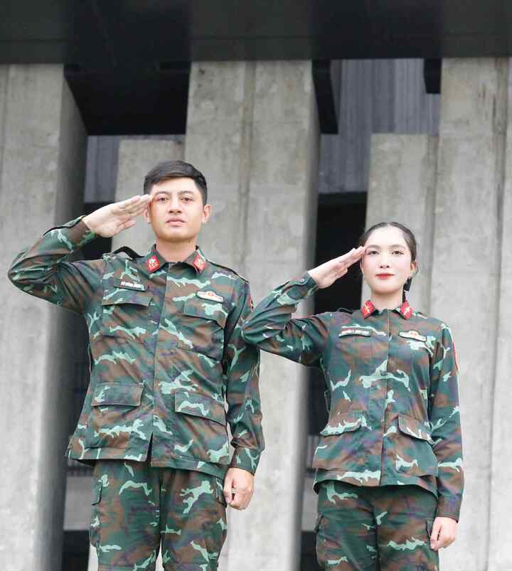 Hồi tháng 4, cả hai chiến sỹ đều vinh dự tham gia sự kiện A50. (Ảnh: NVCC)