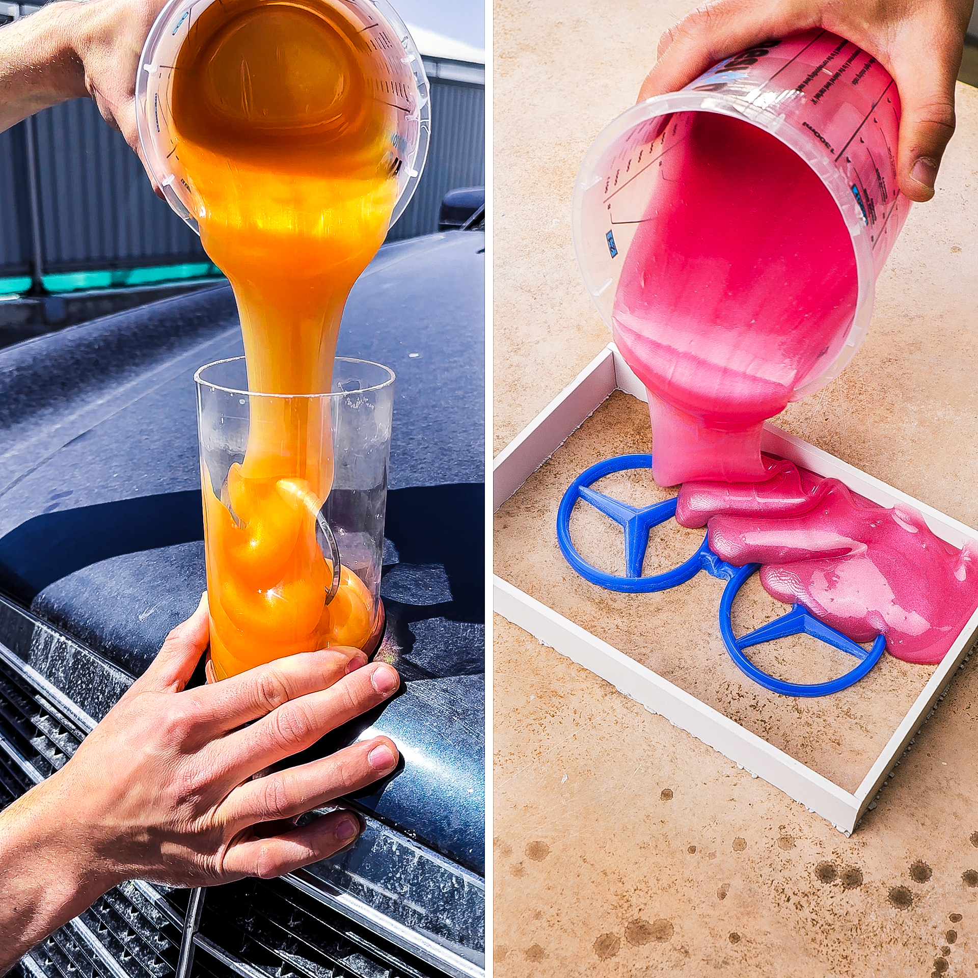 Transforming a car icon into trendy eyewear