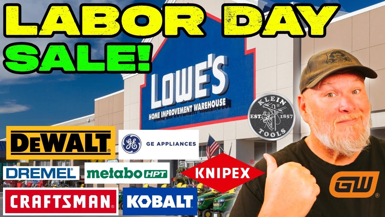 Huge Lowe's Labor Day Sale – Tools, Storage, Appliances &amp; More Deals!