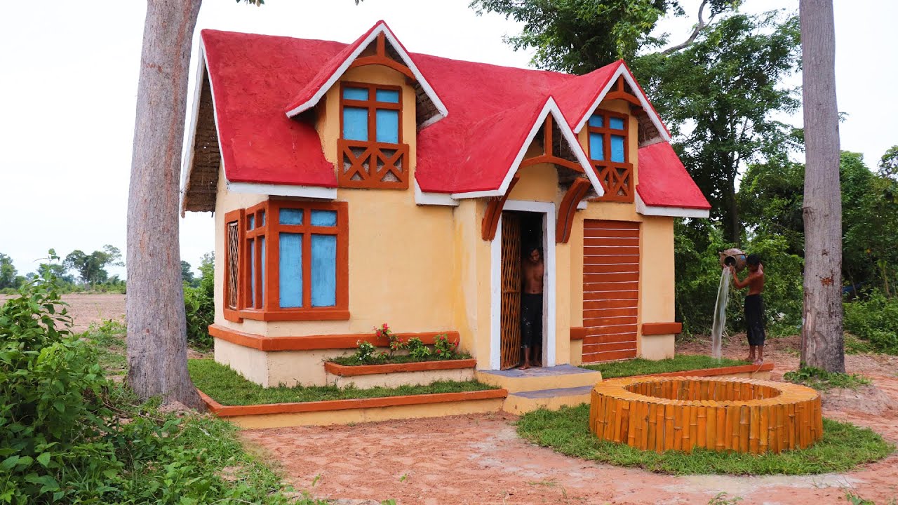 Building a stunning luxury jungle villa and groundwater well