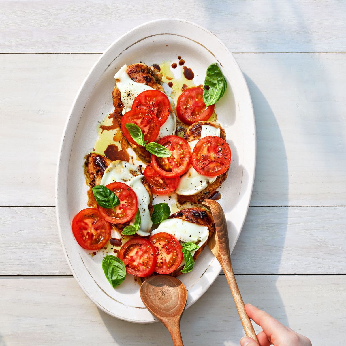 10) Balsamic Chicken Caprese