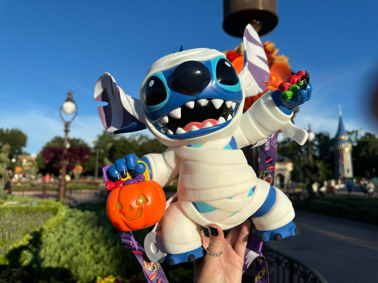 BREAKING: Stitch Mummy Popcorn Bucket Now at Walt Disney World for