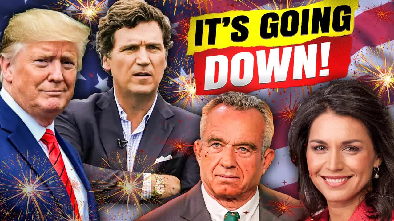 Breaking: Trump, RFK Jr., Tucker Carlson, & Tulsi Gabbard go on stage ...