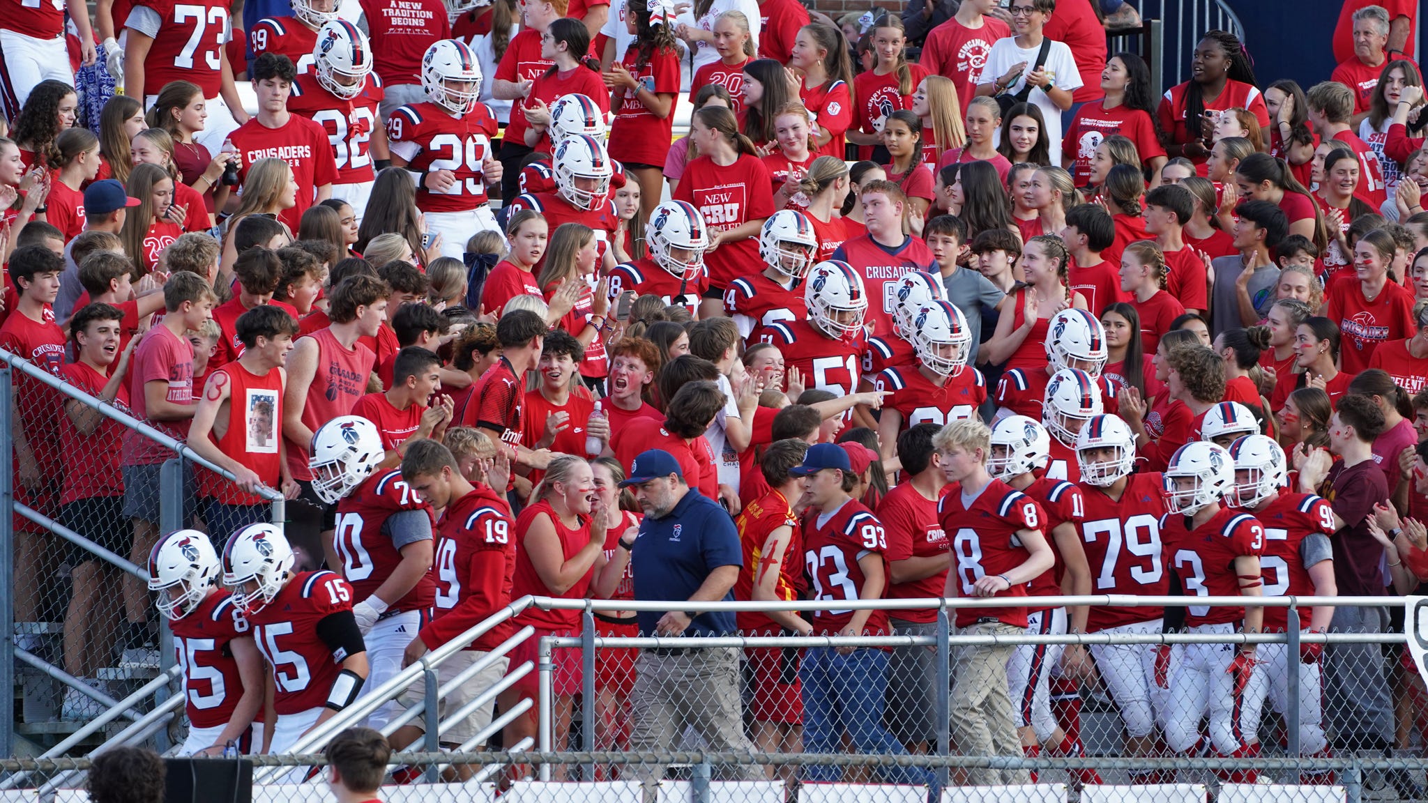 St. Henry hosts Holy Cross in Crusaders' first varsity football game