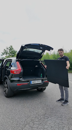 Volvo EX40 – Foldable Boot Mat with Two Sides