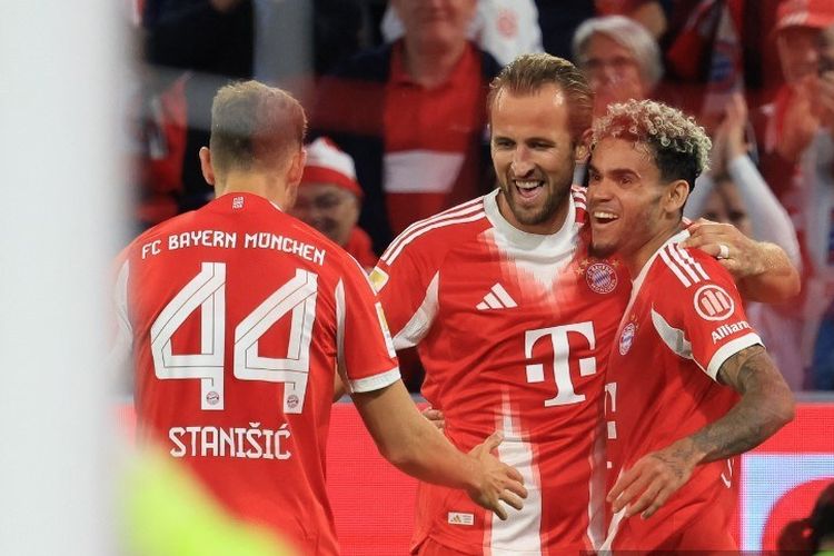 Harry Kane Cetak Hat-trick dalam 14 Menit, Bayern Kalahkan Leipzig 6-0