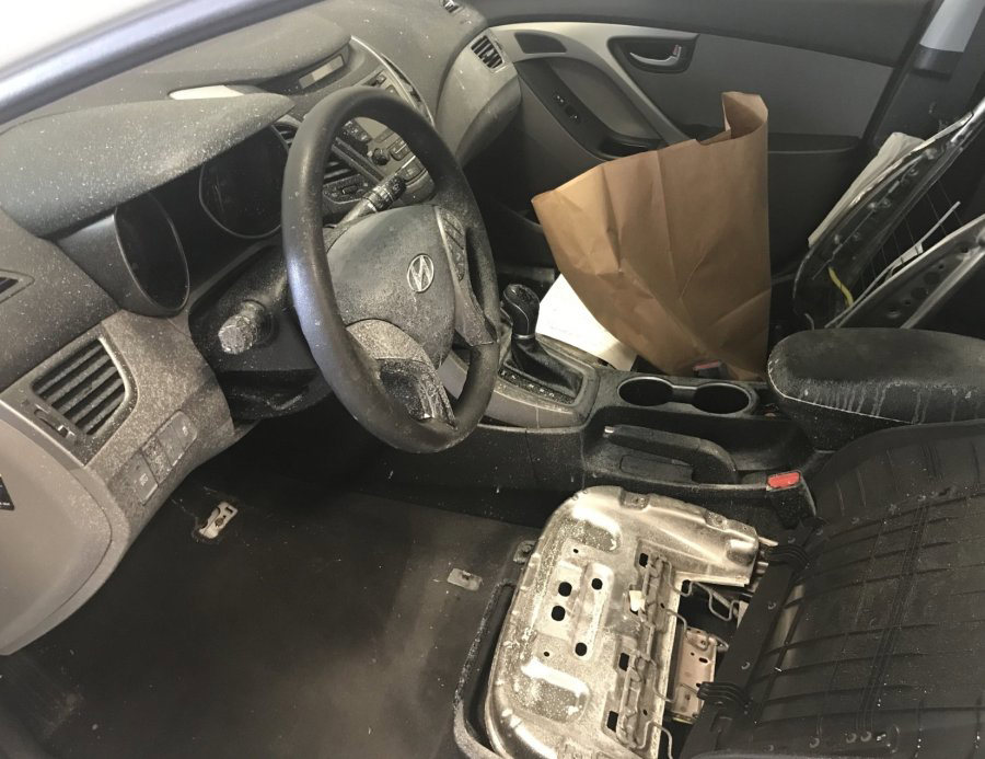 Police release photos of Bryan Kohberger s car after processing Police release photos of Bryan Kohberger s car after processing