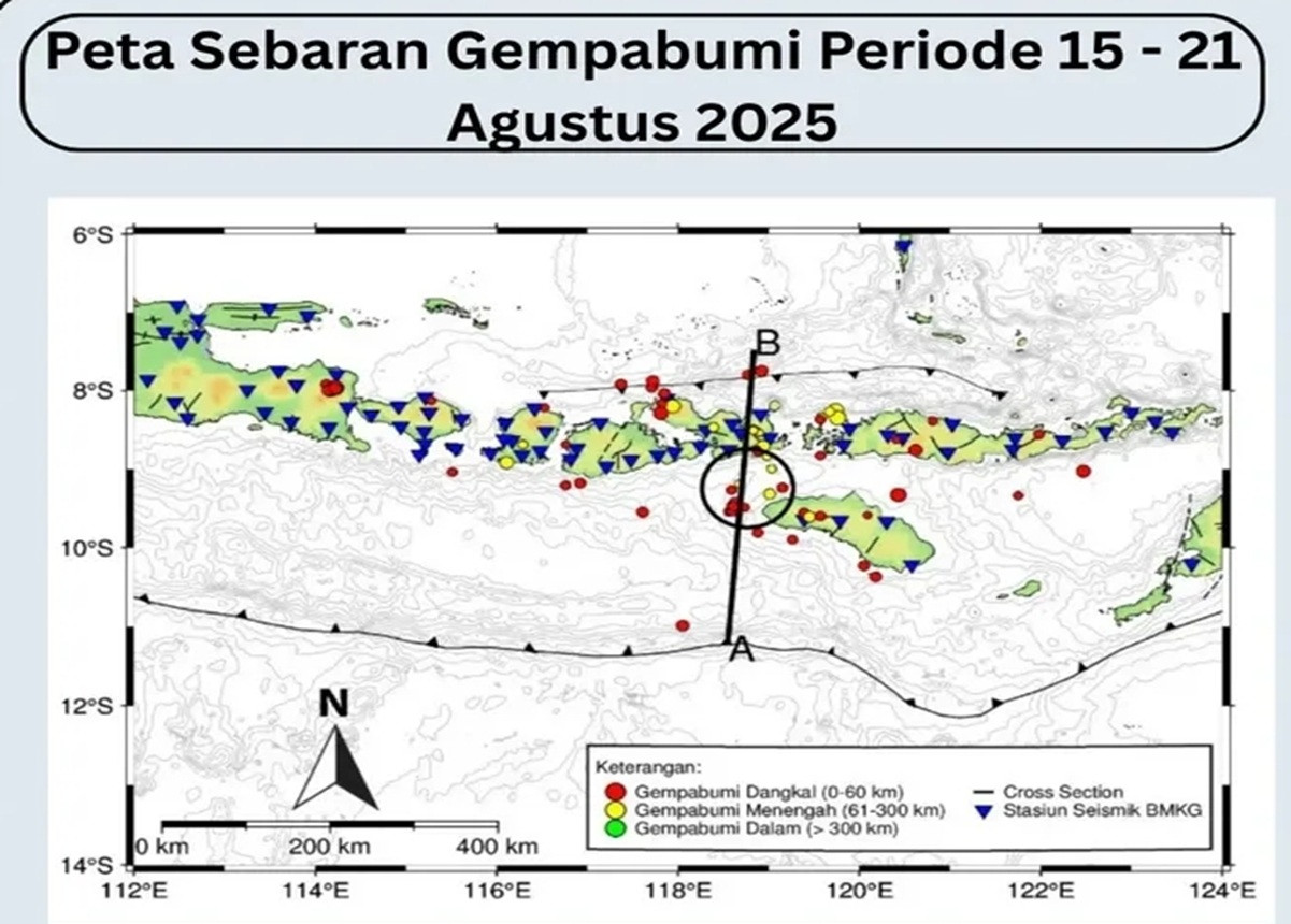 BMKG: Bali Diguncang 79 Gempa dalam 6 Hari, Ini Data Lengkapnya