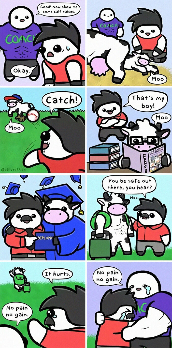 16 Funny “Slice Of Alan” Comics With Cheeky Humor And Dark Twists