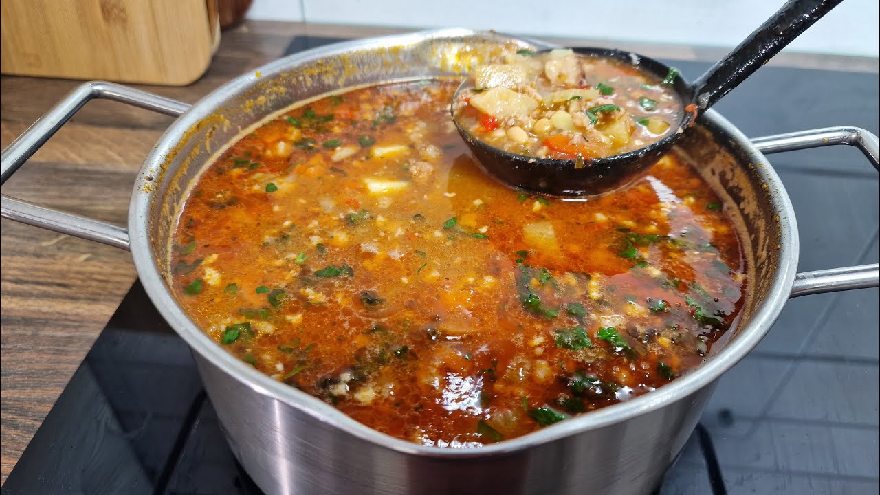 Chorba mit Bohnen, die man nicht ablehnen kann! Einfaches Bohnensuppe ...