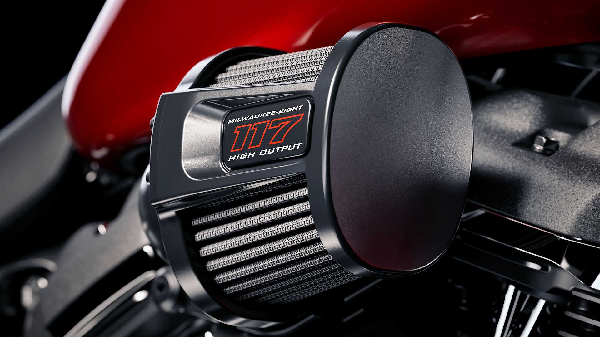 2025 Harley-Davidson Low Rider S air cleaner close-up detail
