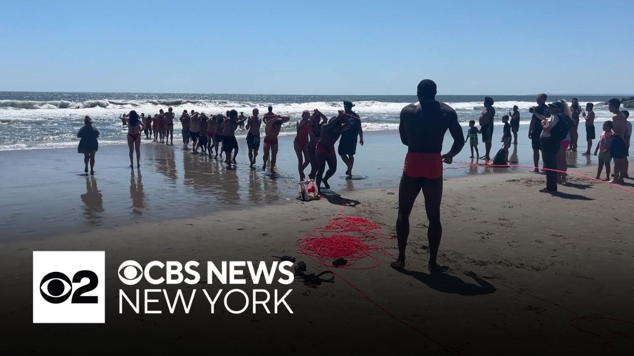 Lifeguards rescue at least 3 from water at Rockaway Beach in Queens